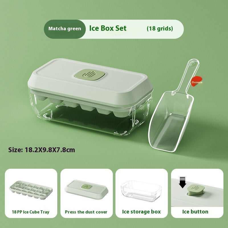 Food Grade Press Ice Cube Mold Homemade Ice Cube Tray