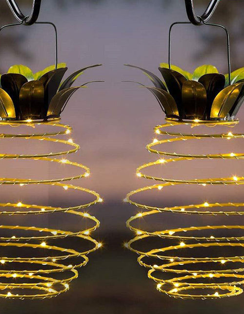 Load image into Gallery viewer, Outdoor Waterproof Garden Pineapple Solar Lights Path Lights Hanging Fairy Lights Solar Led Warm Fairy String Decor
