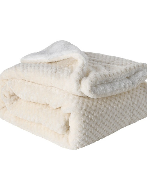 Bild in Galerie-Viewer laden, Thickened Flannel Lamb Wool Composite Double Blanket Leisure Blanket Gift Blanket

