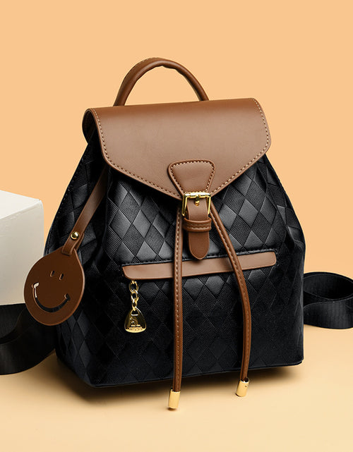 Load image into Gallery viewer, Casual Multifunction Leather Backpack
