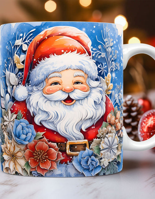Bild in Galerie-Viewer laden, Kreative 3D-Weihnachtstasse aus Keramik, einzigartiges Weltraum-Design, Schneemann, Weihnachtsmann, Kaffeetasse, Teetasse, Milchbecher, Weihnachtsgeschenke für Kinder und Erwachsene, Küchenhelfer
