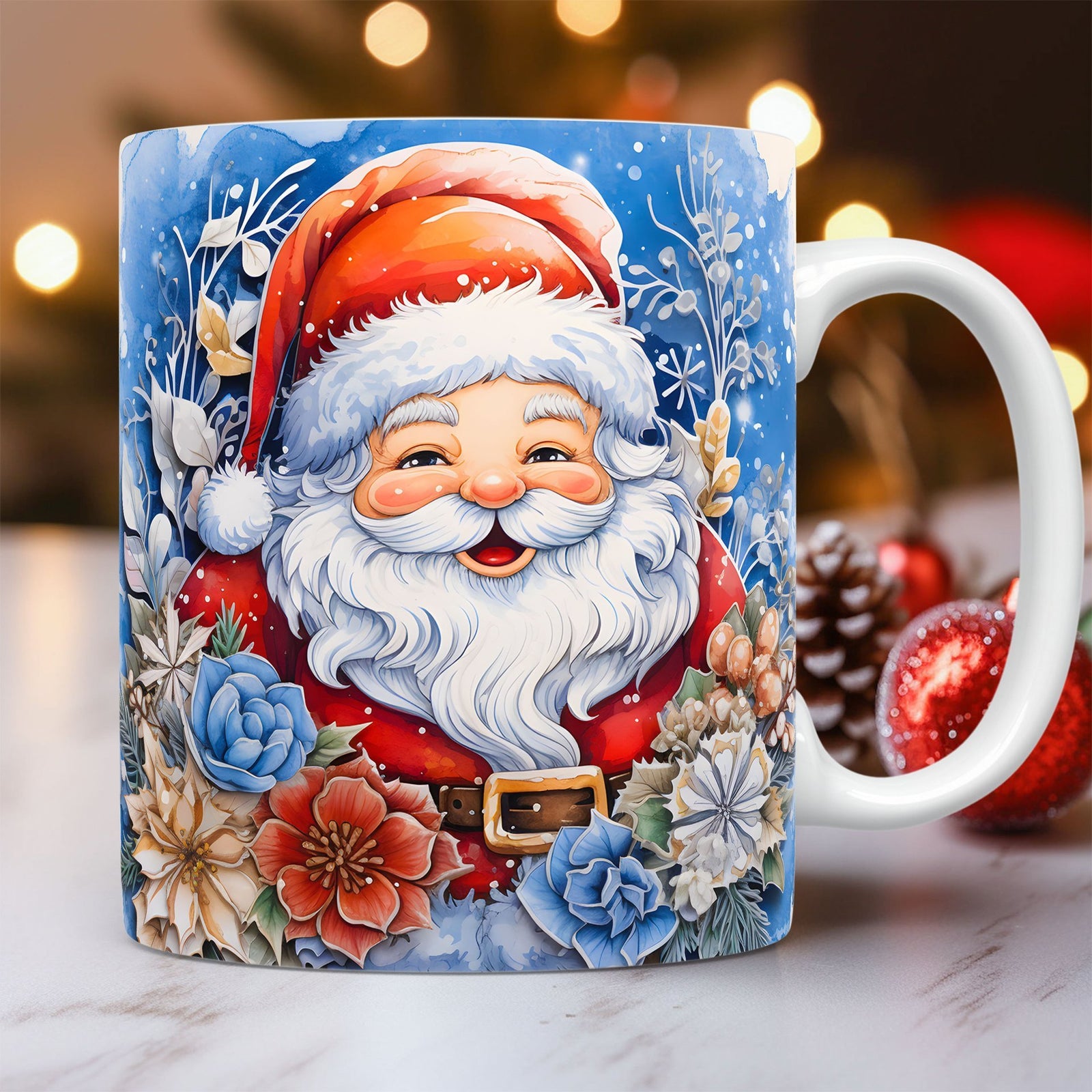 Kreative 3D-Weihnachtstasse aus Keramik, einzigartiges Weltraum-Design, Schneemann, Weihnachtsmann, Kaffeetasse, Teetasse, Milchbecher, Weihnachtsgeschenke für Kinder und Erwachsene, Küchenhelfer