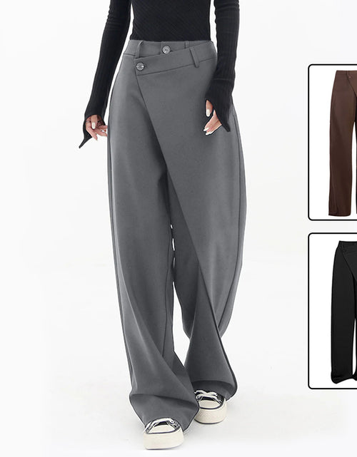 Load image into Gallery viewer, Irregular Wide-leg Pants Ins Fashion Loose Trousers Women&#39;s Clothing
