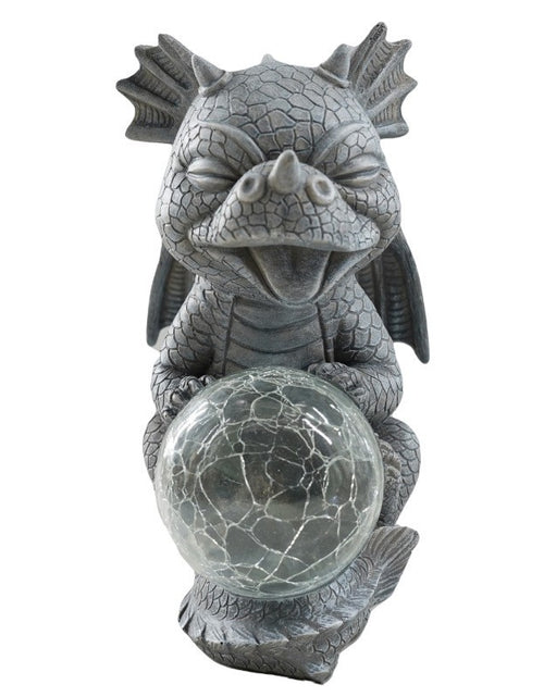 Load image into Gallery viewer, Wings Dragon Holding Light Solar Light-emitting Courtyard Outdoor Decoration
