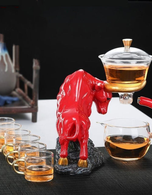Load image into Gallery viewer, Niu Zhuan Qiankun Glass Semi-Automatic Tea Maker

