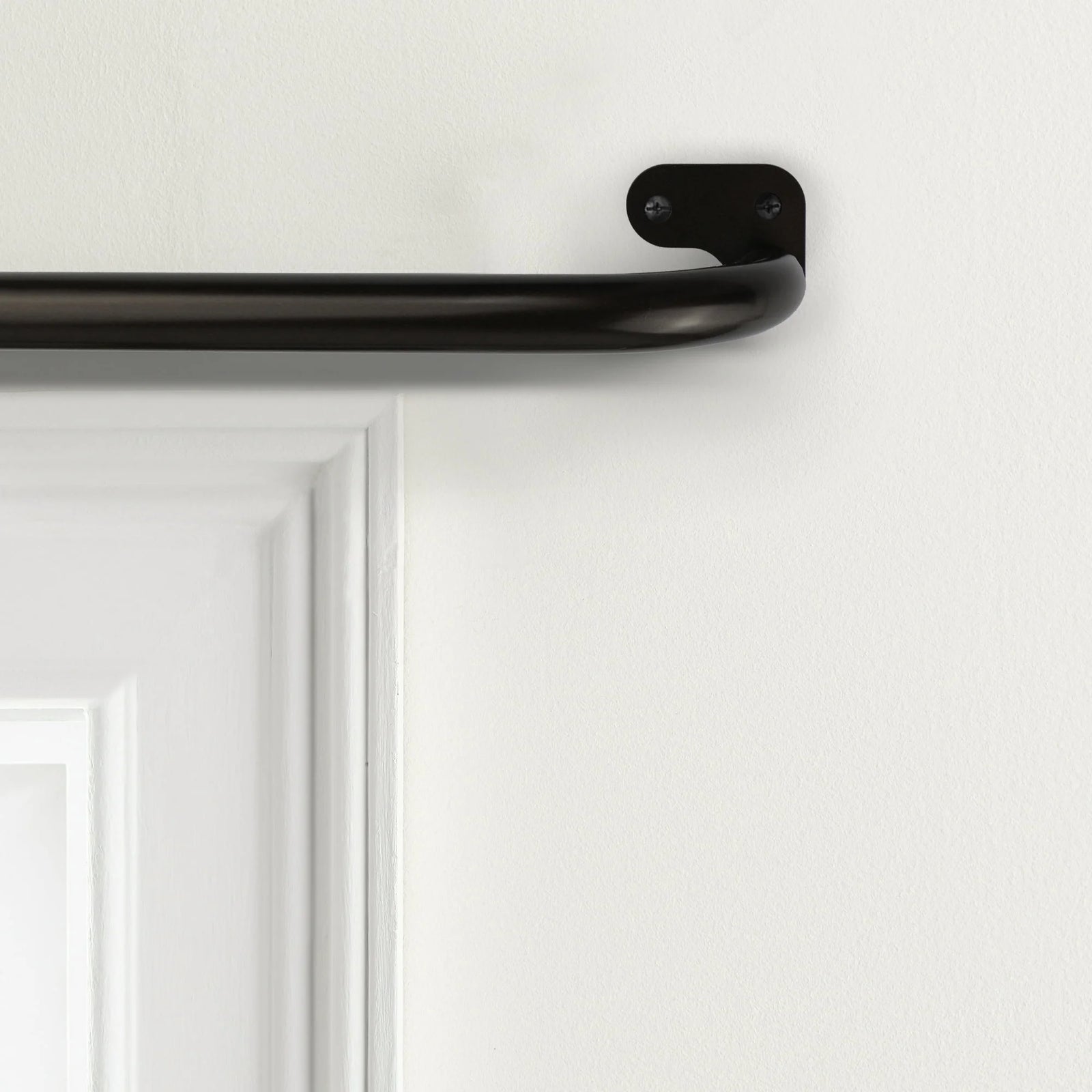 3/4" Diameter Bronze Room Darkening Wrap around Curtain Rod, 30"-84”