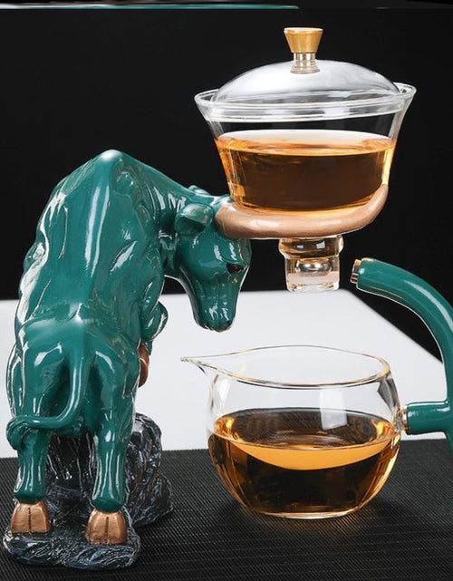 Load image into Gallery viewer, Niu Zhuan Qiankun Glass Semi-Automatic Tea Maker
