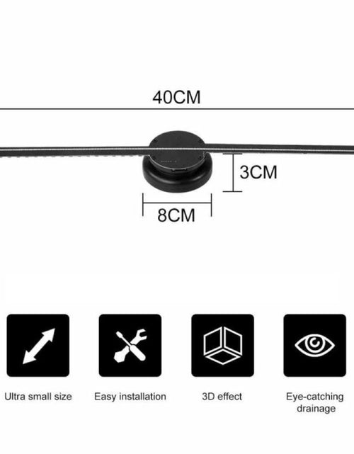 Load image into Gallery viewer, 3D Hologram Fan Naked-eye Projector Holiday Gifts, Holiday Lighting, Party Lighting
