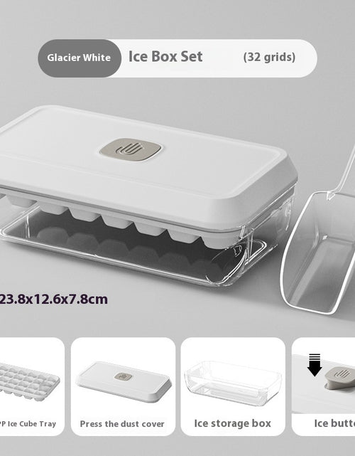 Load image into Gallery viewer, Food Grade Press Ice Cube Mold Homemade Ice Cube Tray
