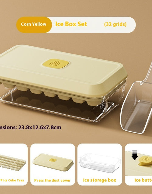 Load image into Gallery viewer, Food Grade Press Ice Cube Mold Homemade Ice Cube Tray
