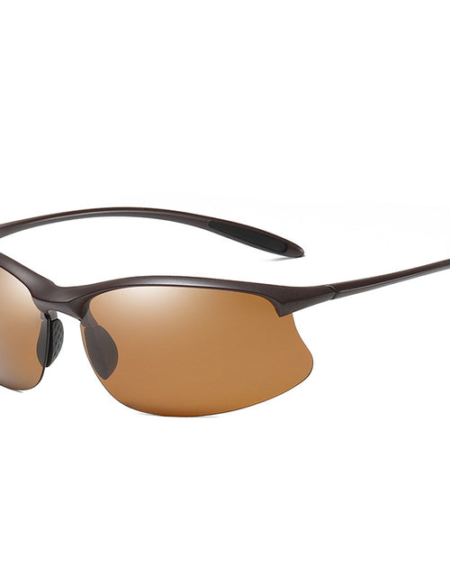 Load image into Gallery viewer, Fashion Semi-rimless Sports Driving Polarized Light Sun Glasses
