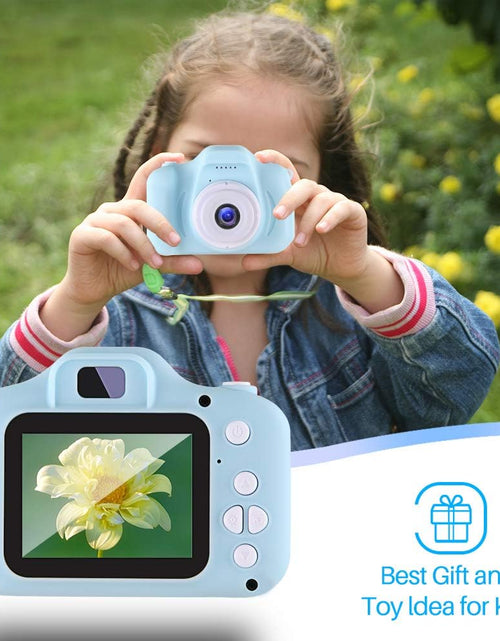 Cargar imagen en el visor de la galería, Kids Camera Digital Camera for 3-8 Year Old Girls,Toddler Toys Video Recorder 1080P 2 Inch,Children Camera Birthday Festival Gift for 3 4 5 6 7 8 Year Old Boys(32G SD Card Included)
