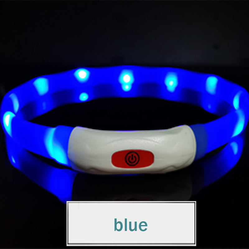 Collar luminoso para mascotas para todas las estaciones
