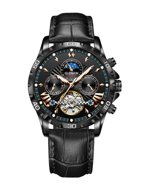 Load image into Gallery viewer, Men&#39;s Fashion Hollowed-out Watch Automatic Mechanical Watch

