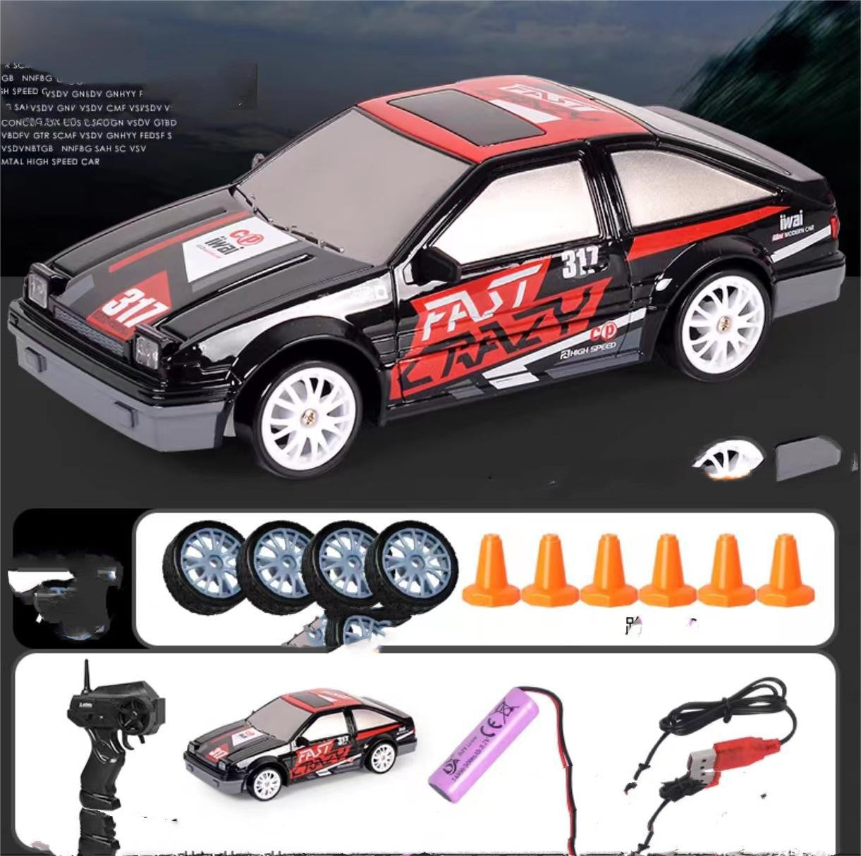 2,4G Drift Rc Auto 4WD RC Drift Auto Spielzeug Fernbedienung GTR Modell AE86 Fahrzeug Auto RC Rennwagen Spielzeug für Kinder Weihnachtsgeschenke