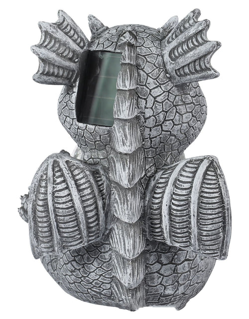 Load image into Gallery viewer, Wings Dragon Holding Light Solar Light-emitting Courtyard Outdoor Decoration

