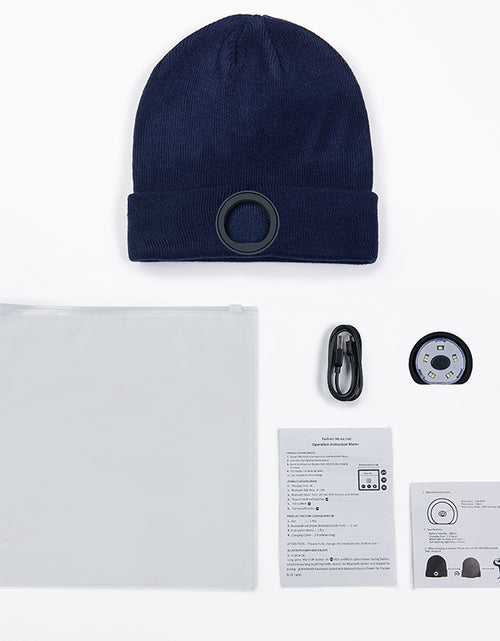 Bild in Galerie-Viewer laden, Bluetooth Headset Hat Led Luminous Wireless Music
